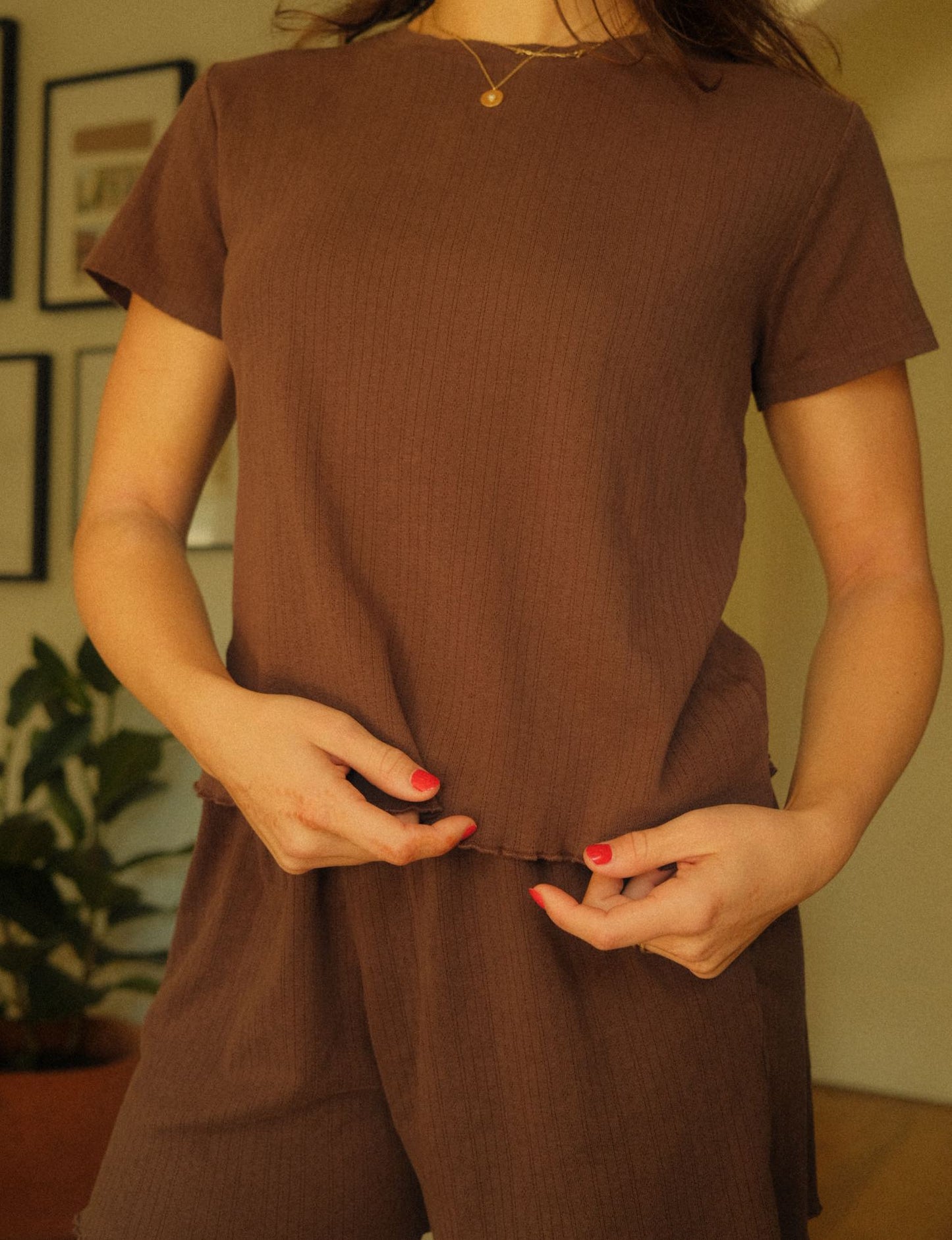 the classic pointelle tee