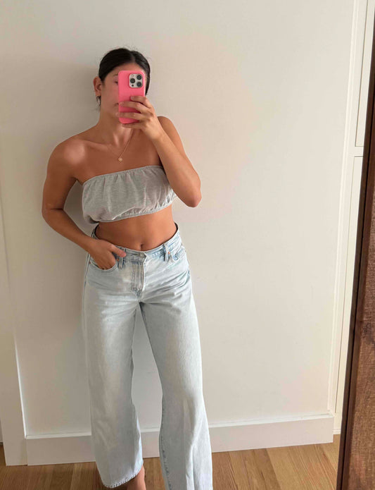 the french terry tube top