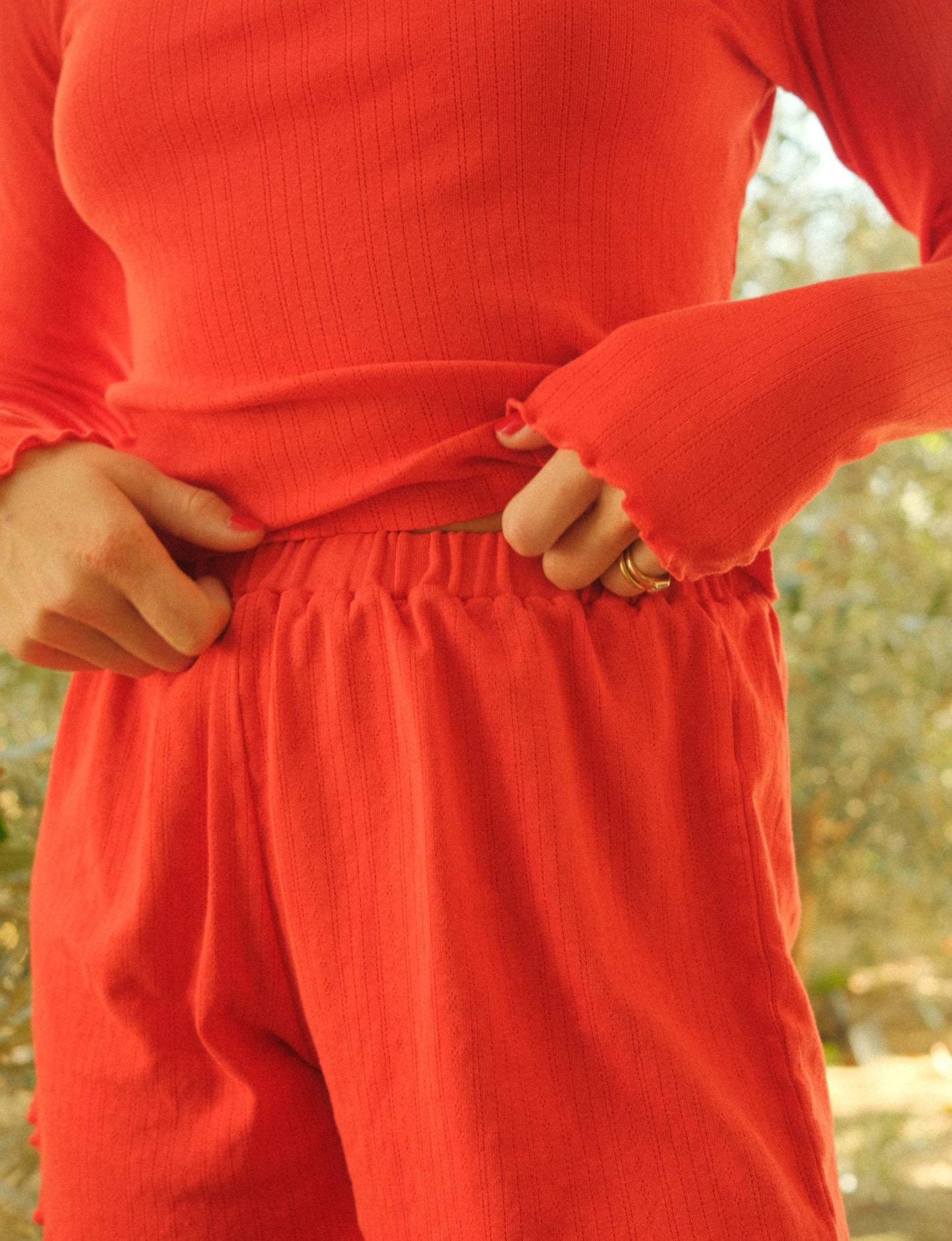 the pointelle longsleeve